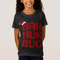 Christmas Bah Humbug Shirt-Xmas Humbug Santa Hat