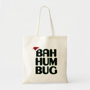Christmas Bah Humbug Sweatshirt-Xmas Humbug Santa  Tote Bag