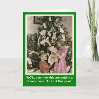 Christmas Bailout for Kids Holiday Card