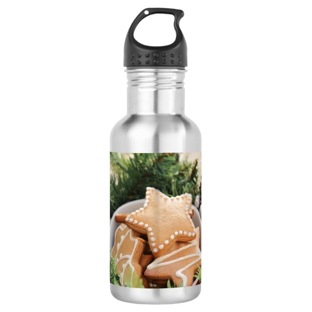 Christmas Baking 532 Ml Water Bottle (Front)