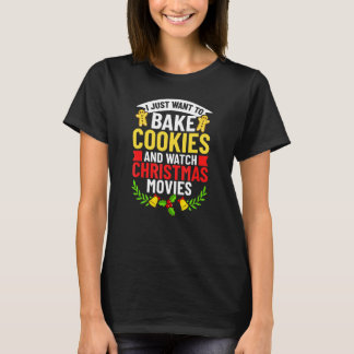 Christmas Baking Cookies Holiday Baker Gingerbread T-Shirt