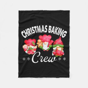 Christmas Baking Crew Bakers And Christmas Baking  Fleece Blanket