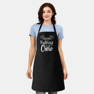 Christmas Baking Crew Chalkboard Style Apron