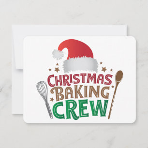 Christmas Baking Crew Holiday Card