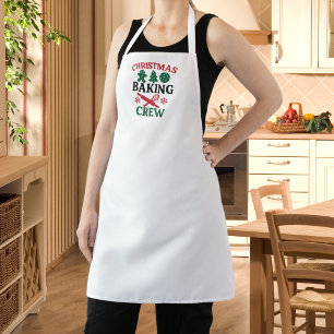 Christmas Baking Crew Mum  Apron
