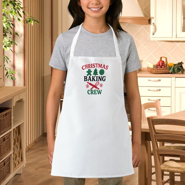 Christmas Baking Crew Mum children Apron (Creator Uploaded)
