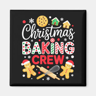 Christmas Baking Crew Shirt Christmas Cookie Men W Magnet