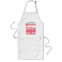 Christmas Baking Crew Supervisor Personalised