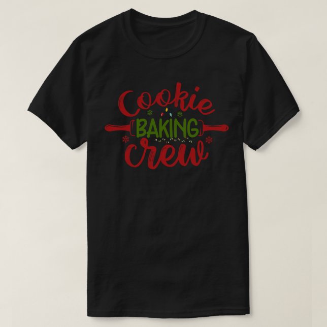 Christmas Baking Crew T-Shirt (Design Front)