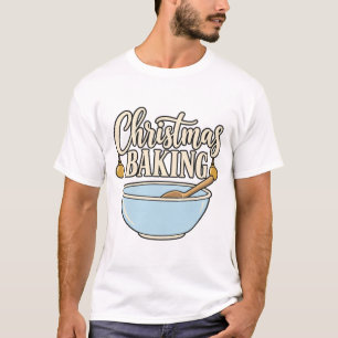 Christmas Baking Illustration T-Shirt