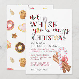 Christmas Baking Party Invitation