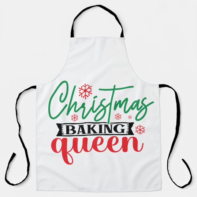 Christmas Baking Queen Apron (Front)