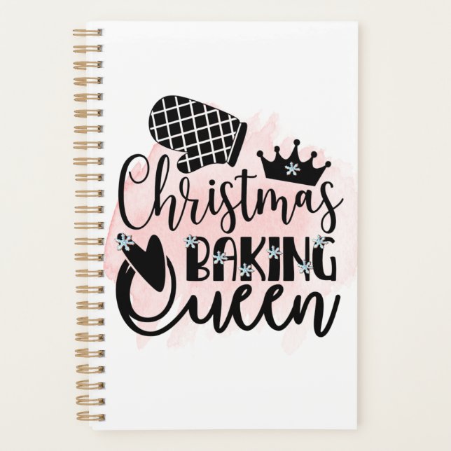 Christmas Baking Queen Planner (Front)