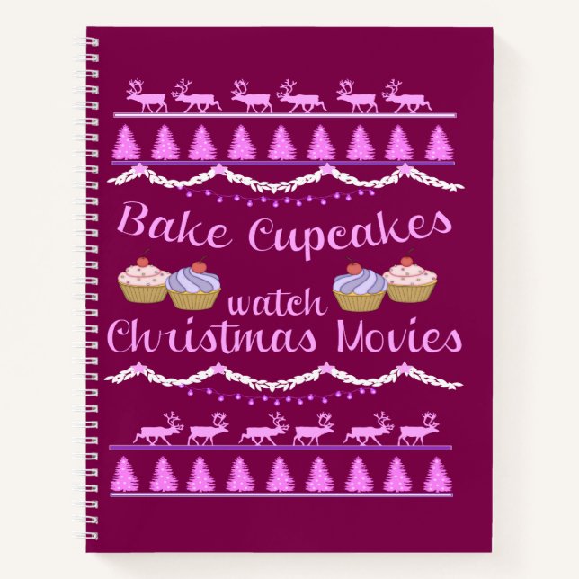 Christmas Baking Recipes Notebook (Front)