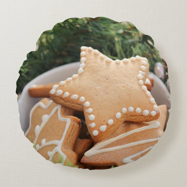 Christmas Baking Round Cushion (Front)