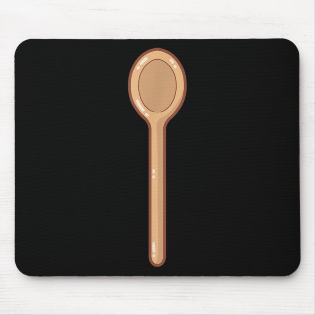 Christmas Baking Spatula Wooden Son Cooker Chef  Mouse Mat (Front)