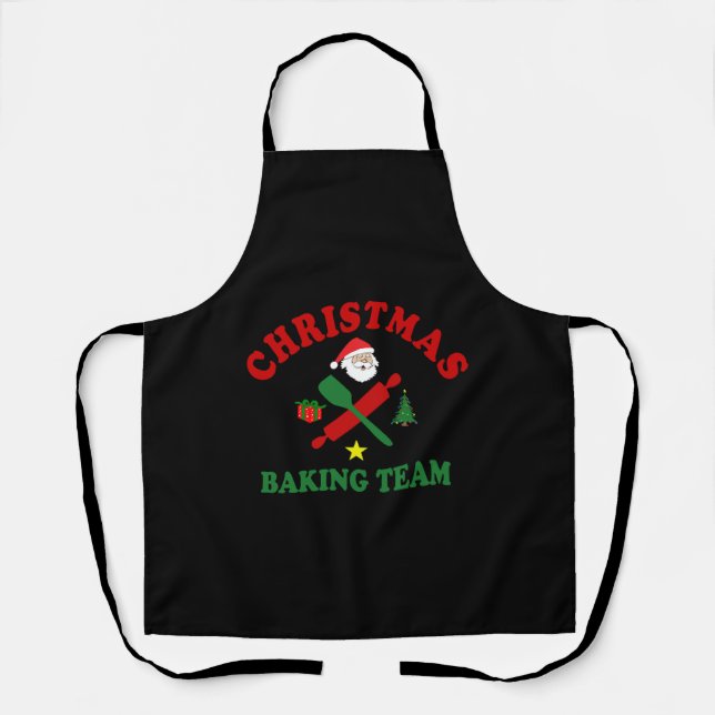 Christmas Baking Team Apron (Front)