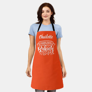 Christmas baking team! apron