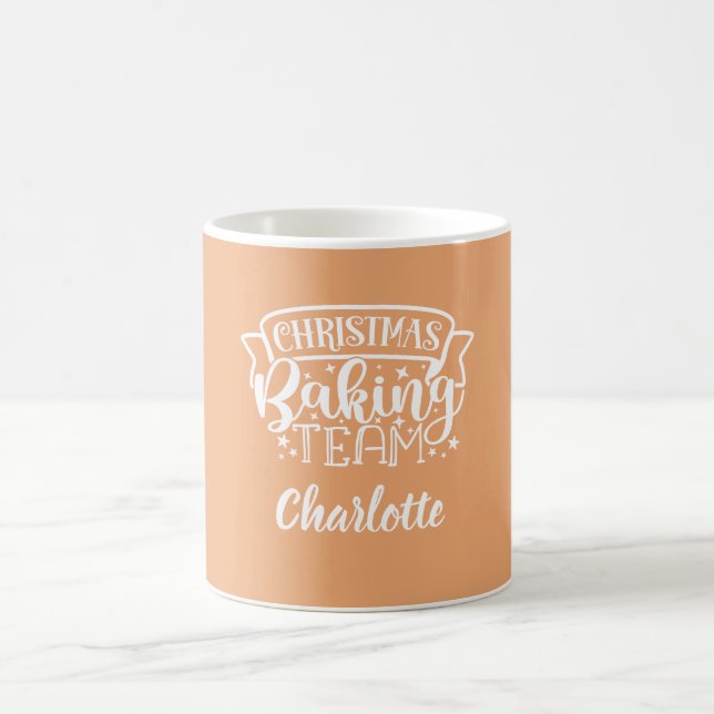 Christmas baking team! coffee mug (Center)