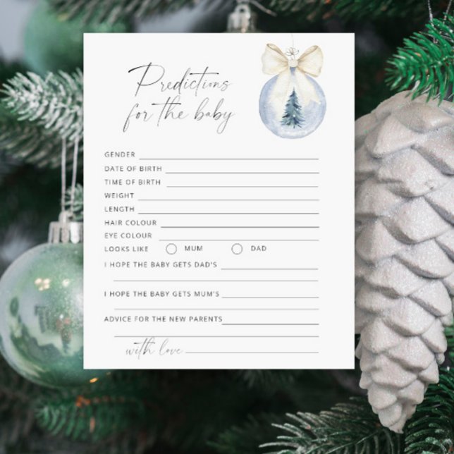 Christmas ball Baby predictions and advice (Creator Uploaded)