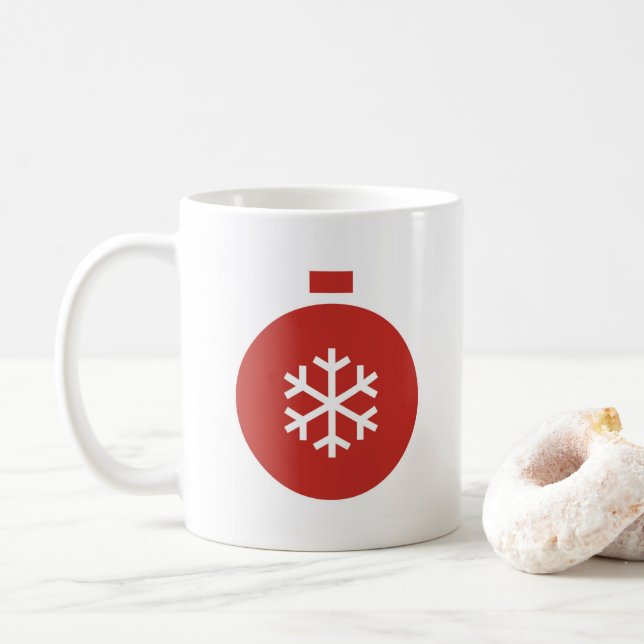 Christmas Ball Coffee Mug (With Donut)