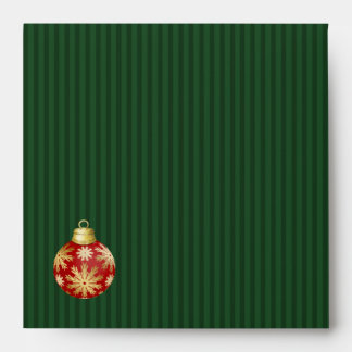 Christmas Ball Green envelope