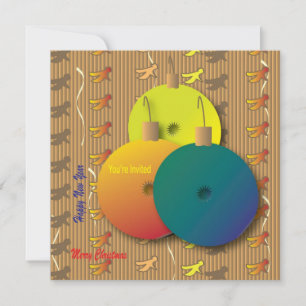 Christmas Ball Invitation