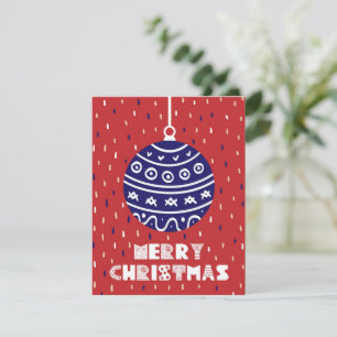 Christmas Ball Merry Christmas Holiday Card