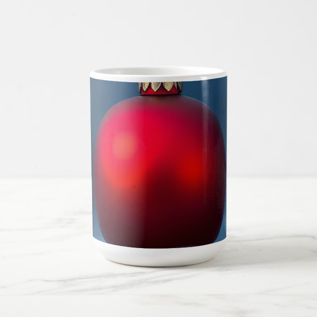 Christmas Ball Ornament Coffee Mug (Center)