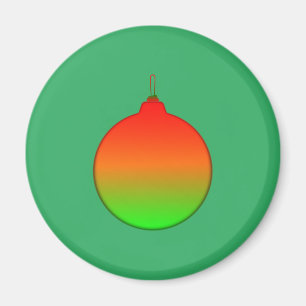 Christmas Ball Ornament Magnet