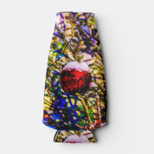 Christmas Ball Red Bottle Cooler