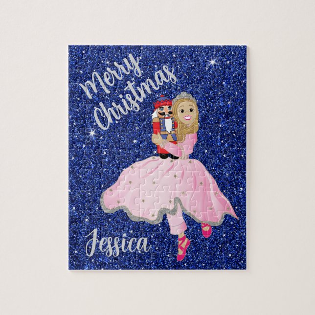 Christmas Ballet Nutcracker Blonde Hair Jigsaw Puzzle (Vertical)