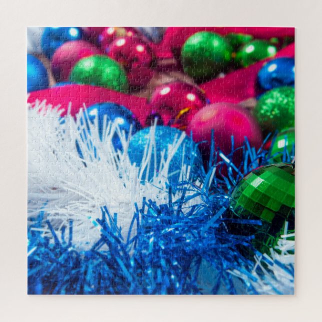 Christmas balls jigsaw puzzle (Vertical)