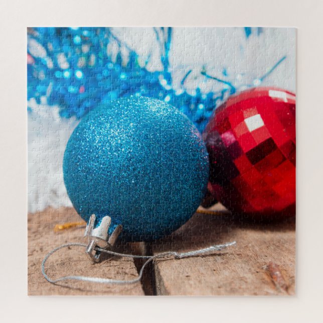 Christmas balls jigsaw puzzle (Vertical)
