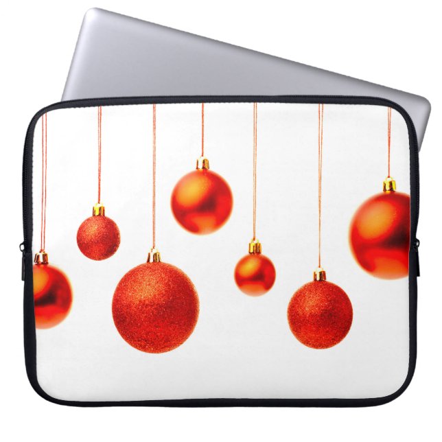 Christmas Balls Laptop Sleeve (Front)