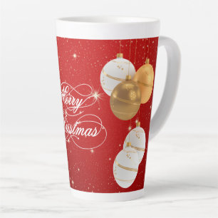 Christmas Balls Latte Mug