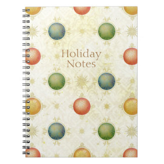 christmas balls notebook