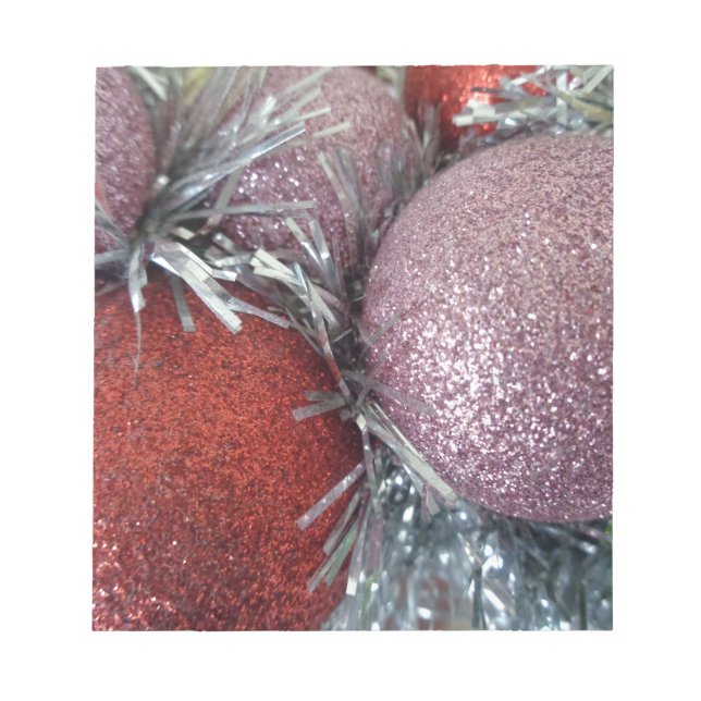 Christmas Balls Notepad (Front)