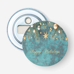 Christmas Balls Stars Branches Vintage Bottle Opener