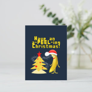 Christmas Banana Postcard