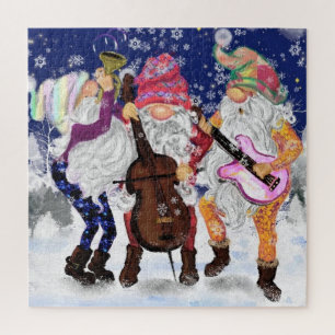 Christmas Band - Happy Song - Party Fun Jigsaw Puzzle