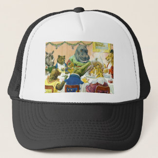 Christmas Banquet in Animal Land Trucker Hat