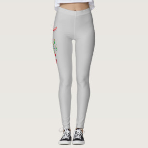 Christmas Bare Branch Tree - Merry Christmas Leggings