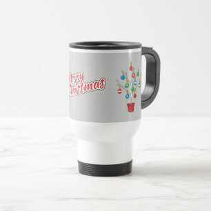 Christmas Bare Branch Tree - Merry Christmas Travel Mug