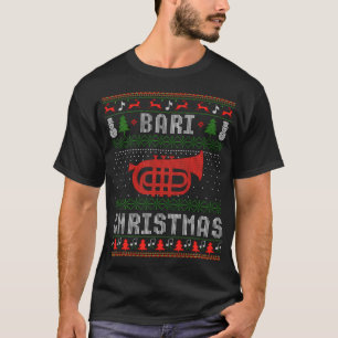 Christmas Bari Ugly Shirt - Baritone Lover Xmas