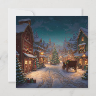Christmas Barn Greeting Card