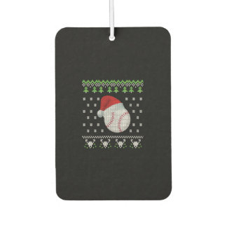 Christmas Baseball Car Air Freshener