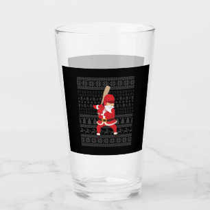 Christmas Baseball  Glass