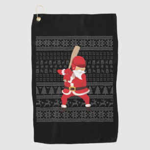 Christmas Baseball Golf Towel