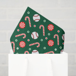Christmas Baseball Holiday Gift Tissue Paper